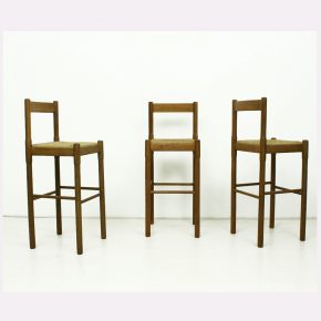 #30 Set Of 3 Bar Stools • Model Carimate