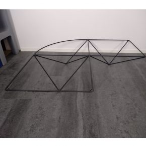 #228 Huge Geometric Corner Coffee Table